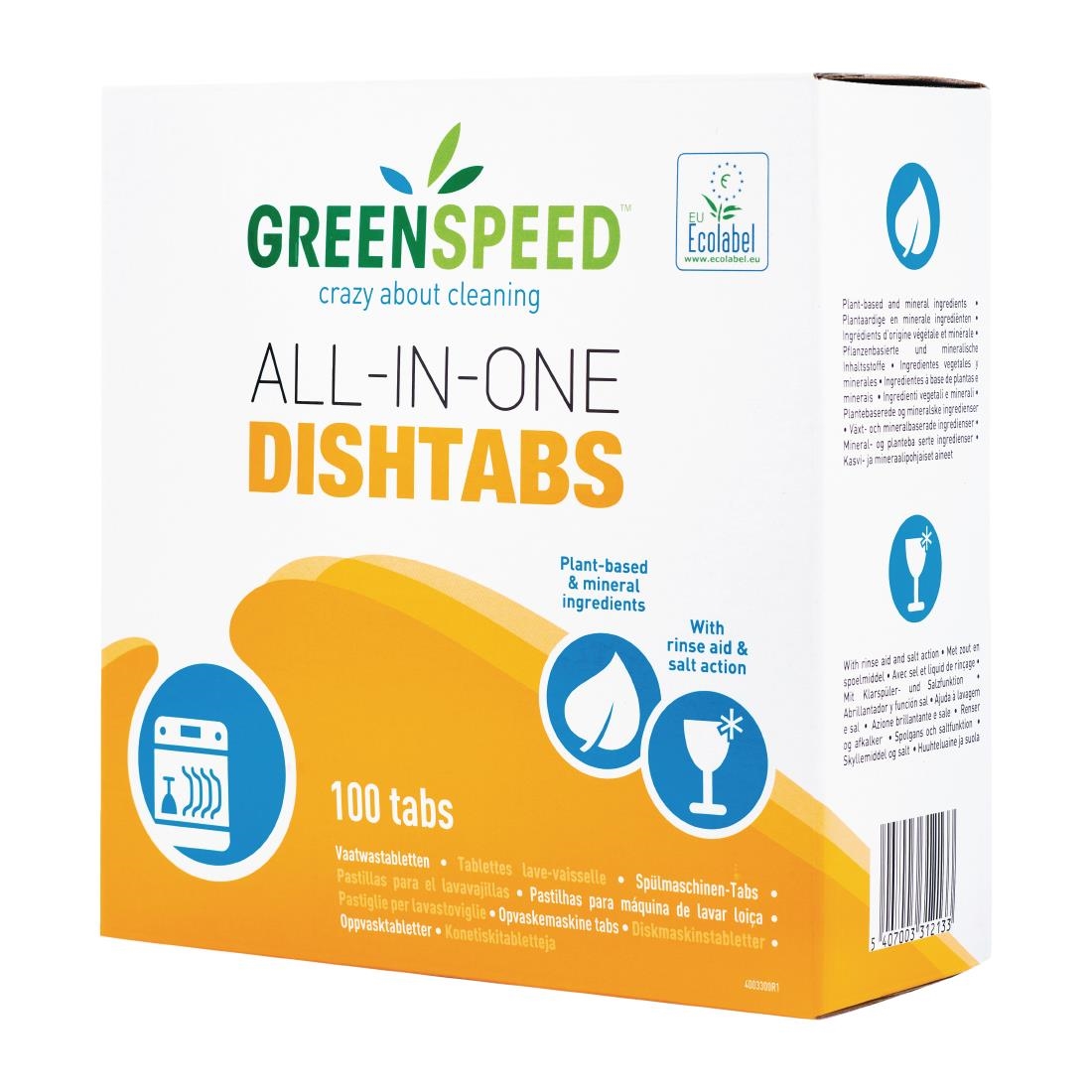 Greenspeed All-in-One Dishwasher Tablets (5 x 100 Pack)