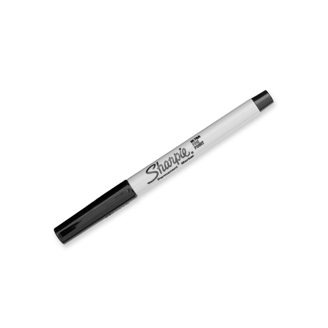 Sharpie Ultra Fine Permanent Marker Black (Pack of 2)