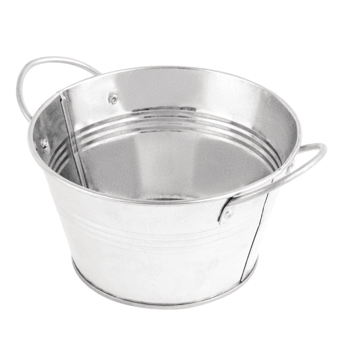 Olympia Mini Metal Food Bucket Shallow 150mm