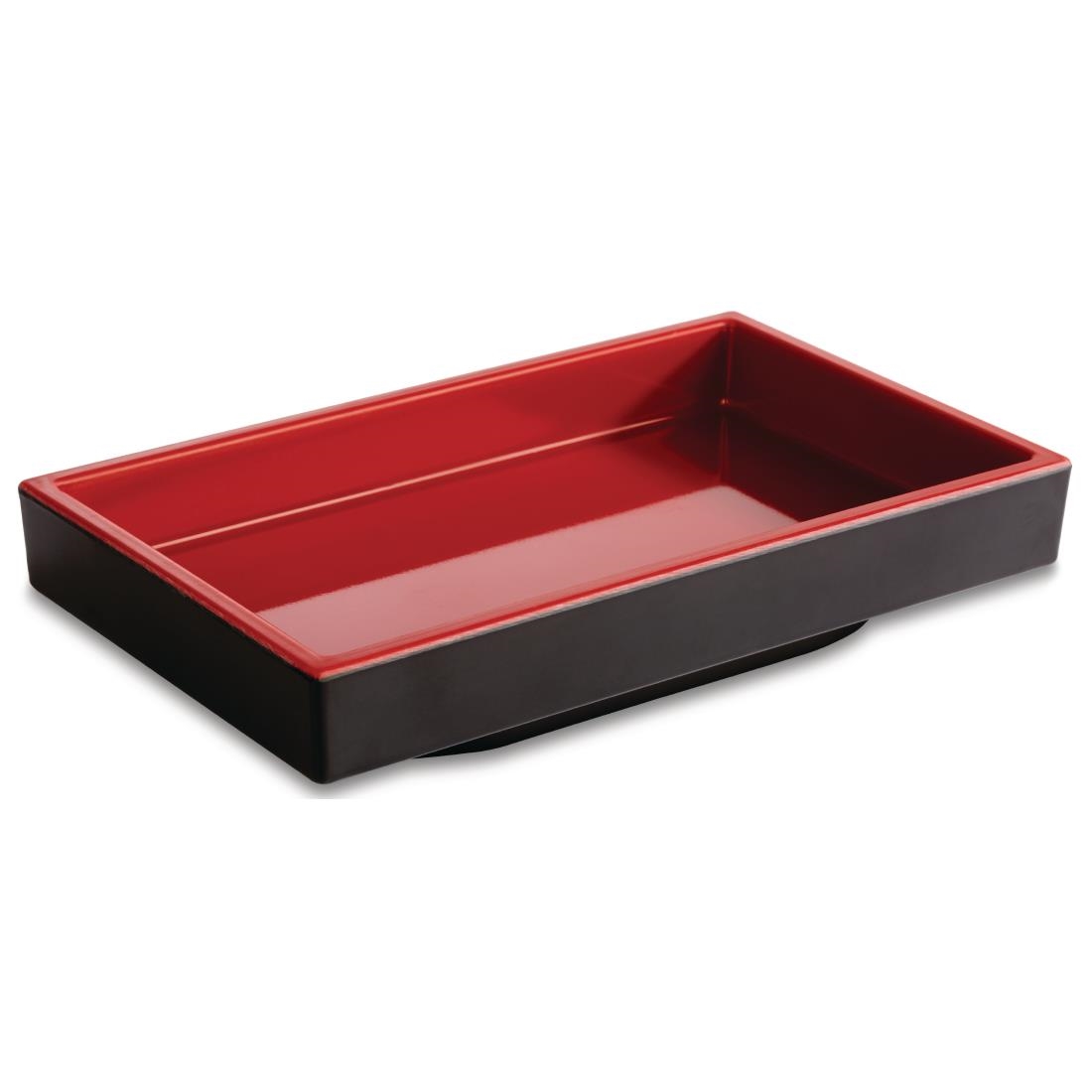 APS Asia+ Square Bento Box Red 155mm