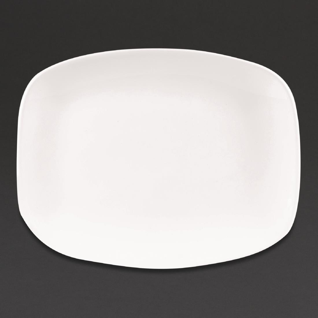 Churchill X Squared Oblong Plates White 202 x 261mm (Pack of 12)