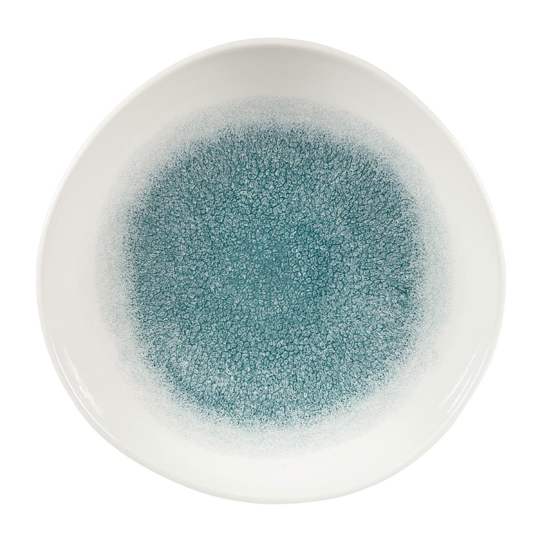 Churchill Raku Round Trace Plate Jade Green 286mm (Pack of 12)