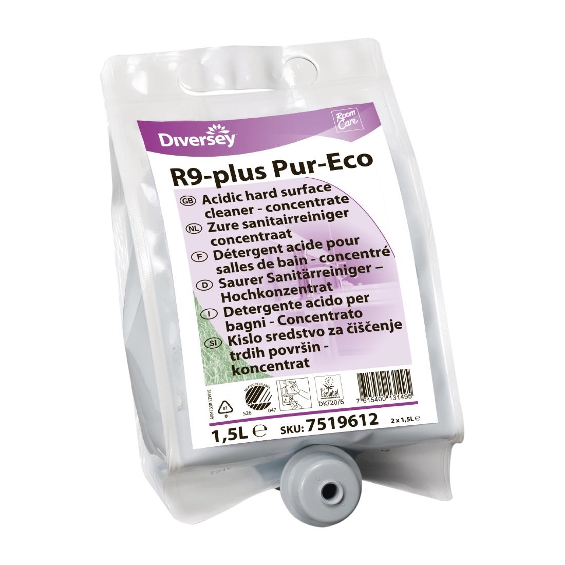 Room Care R9-plus Pur-Eco Bathroom Cleaner Concentrate 1.5Ltr (2 Pack)