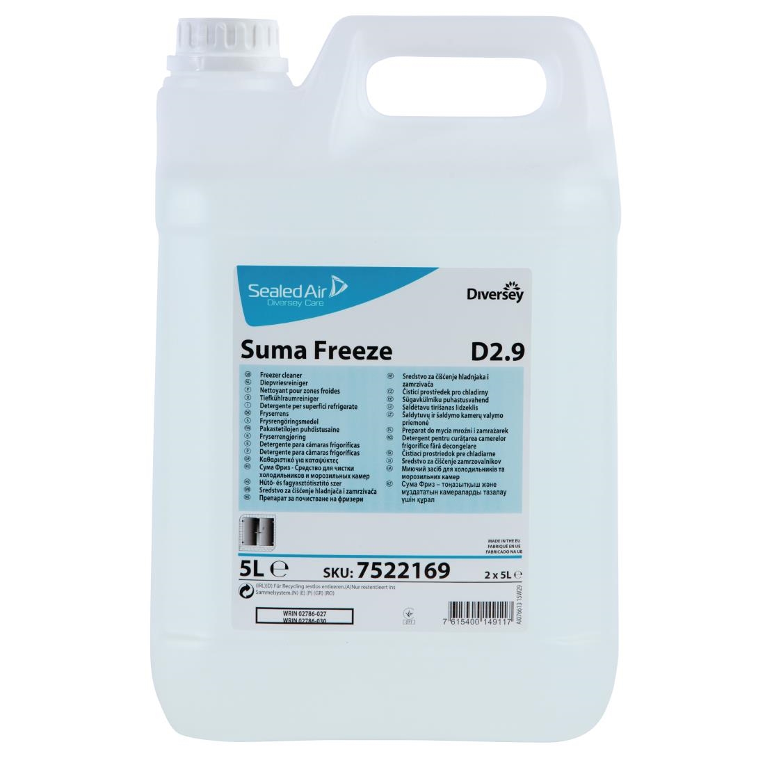 Suma D2.9 Freezer Cleaner Ready To Use 5Ltr (2 Pack)