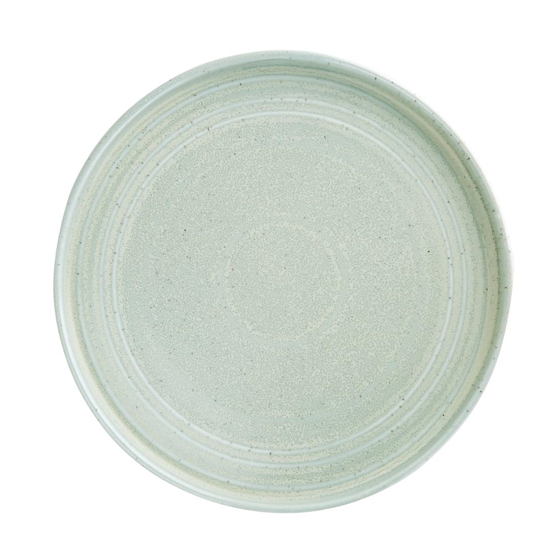 Olympia Cavolo Flat Round Plates Spring Green 270mm (Pack of 4)