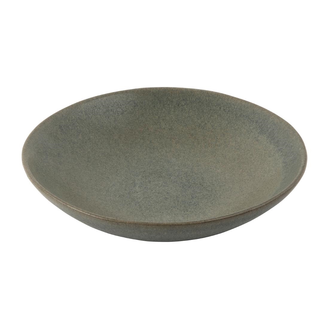 Olympia Build-a-Bowl Green Flat Bowls 190mm (Pack of 6)