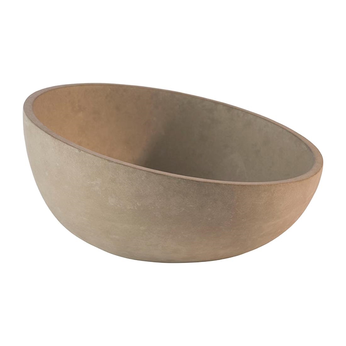 APS Element Sloping Bowl Concrete 220mm 1100ml (Single)