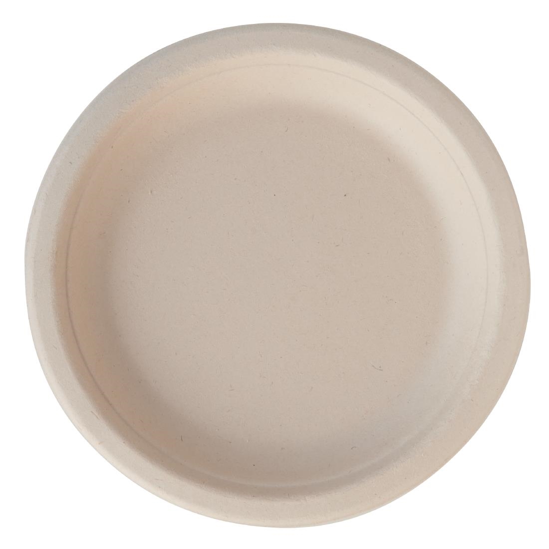 eGreen Eco-Fibre Compostable Wheat Round Plates 180mm (Pack of 1000)