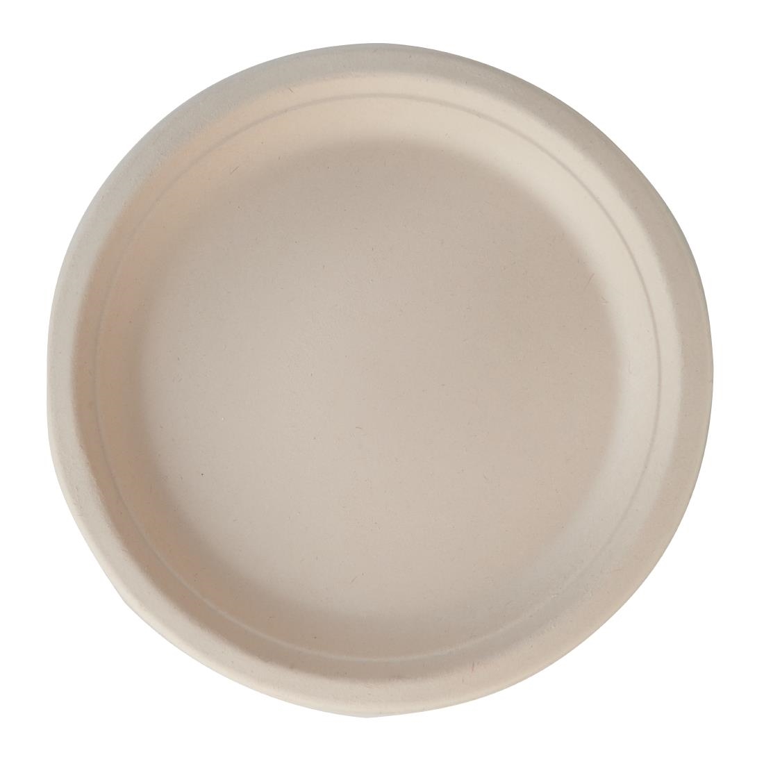 eGreen Eco-Fibre Compostable Wheat Round Plates 250mm (Pack of 1000)