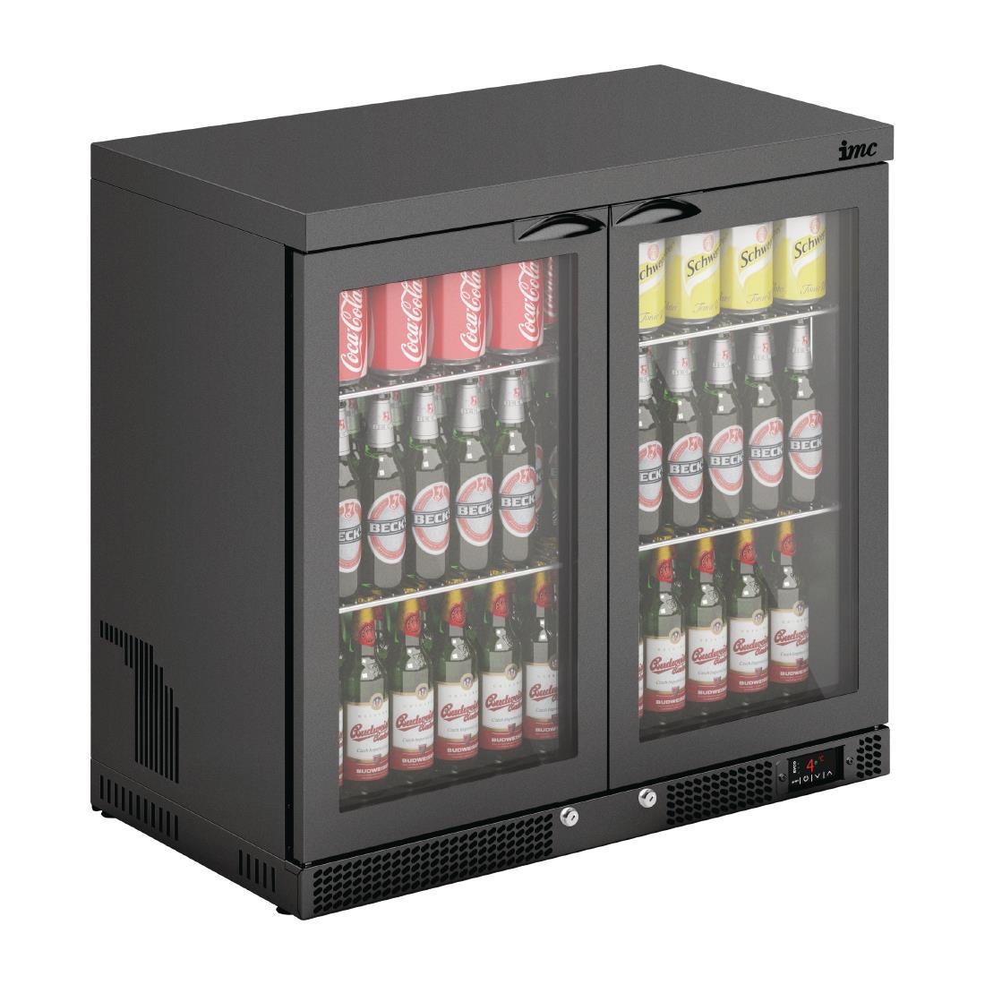 IMC Mistral M90 Double Door Bottle Cooler 185Ltr F77/251B