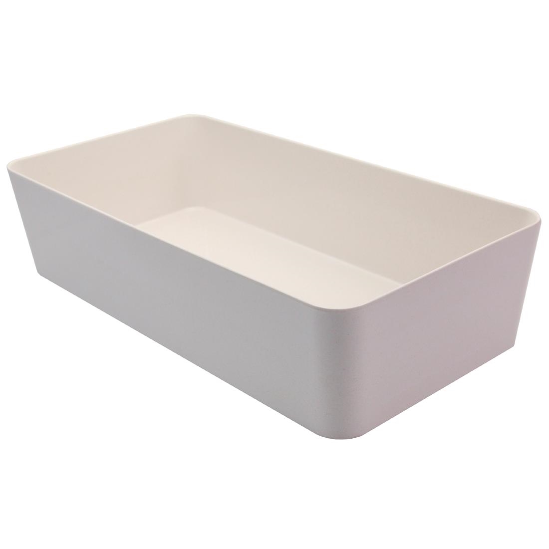 Creative Melamine Bento Box Outer Box White 348x180x78mm (Pack of 3)