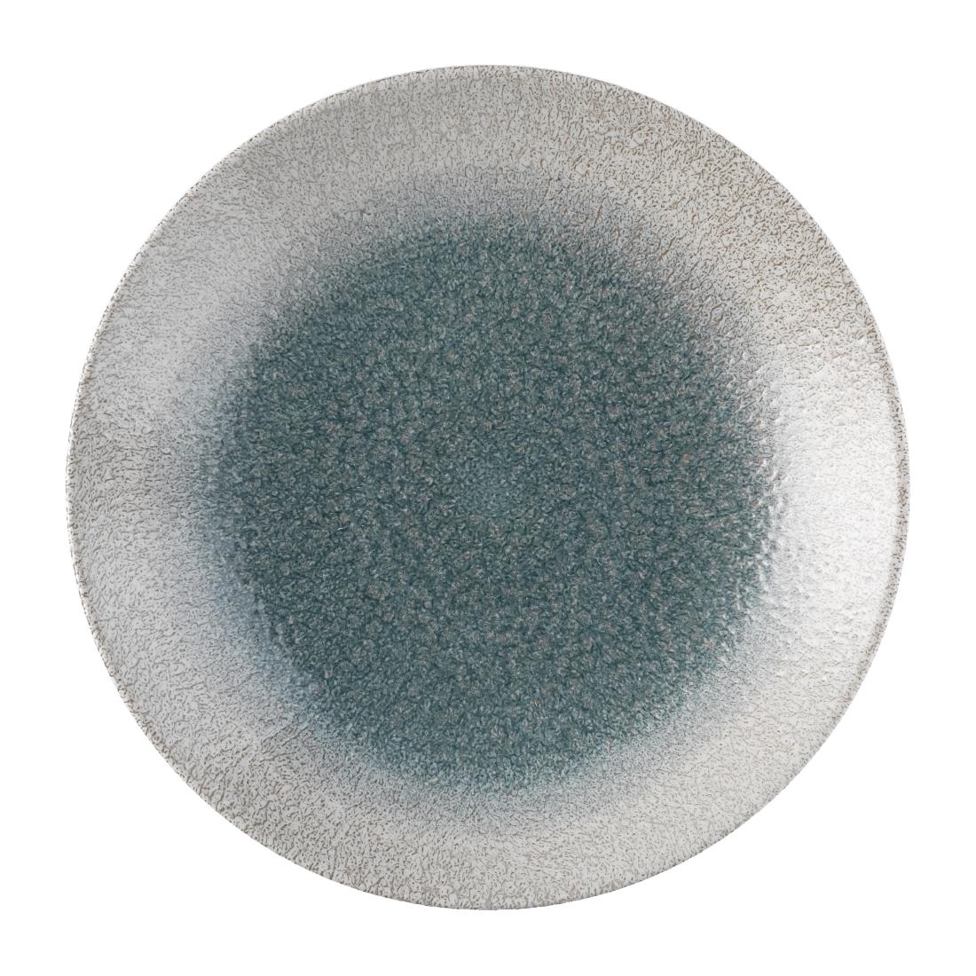 Churchill Raku Duo Agate Deep Coupe Plate Topaz 239mm (Pack of 12)