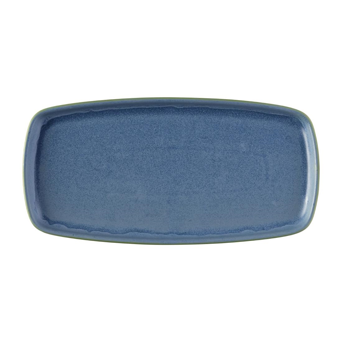 Churchill Emerge Oslo Oblong Plate Blue 287x146mm (Pack of 6)