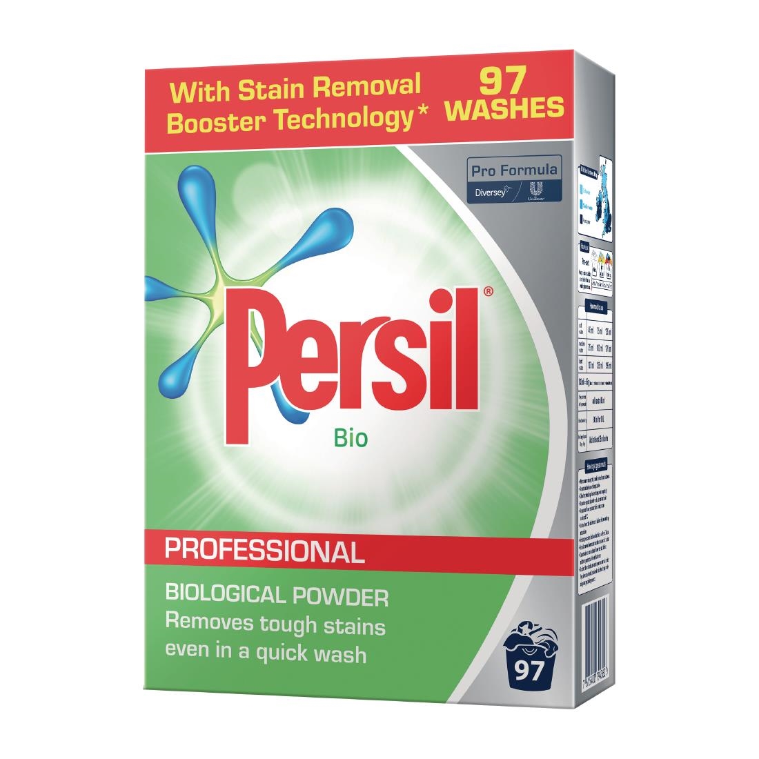 Persil Pro Formula 97 Wash Biological Laundry Detergent Powder 6.3kg