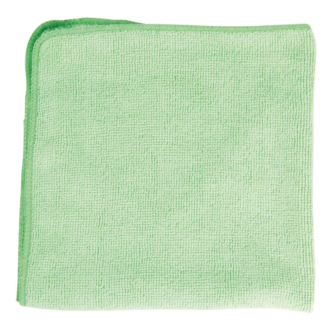 Rubbermaid Pro Microfibre Cloth Green (Pack of 12)