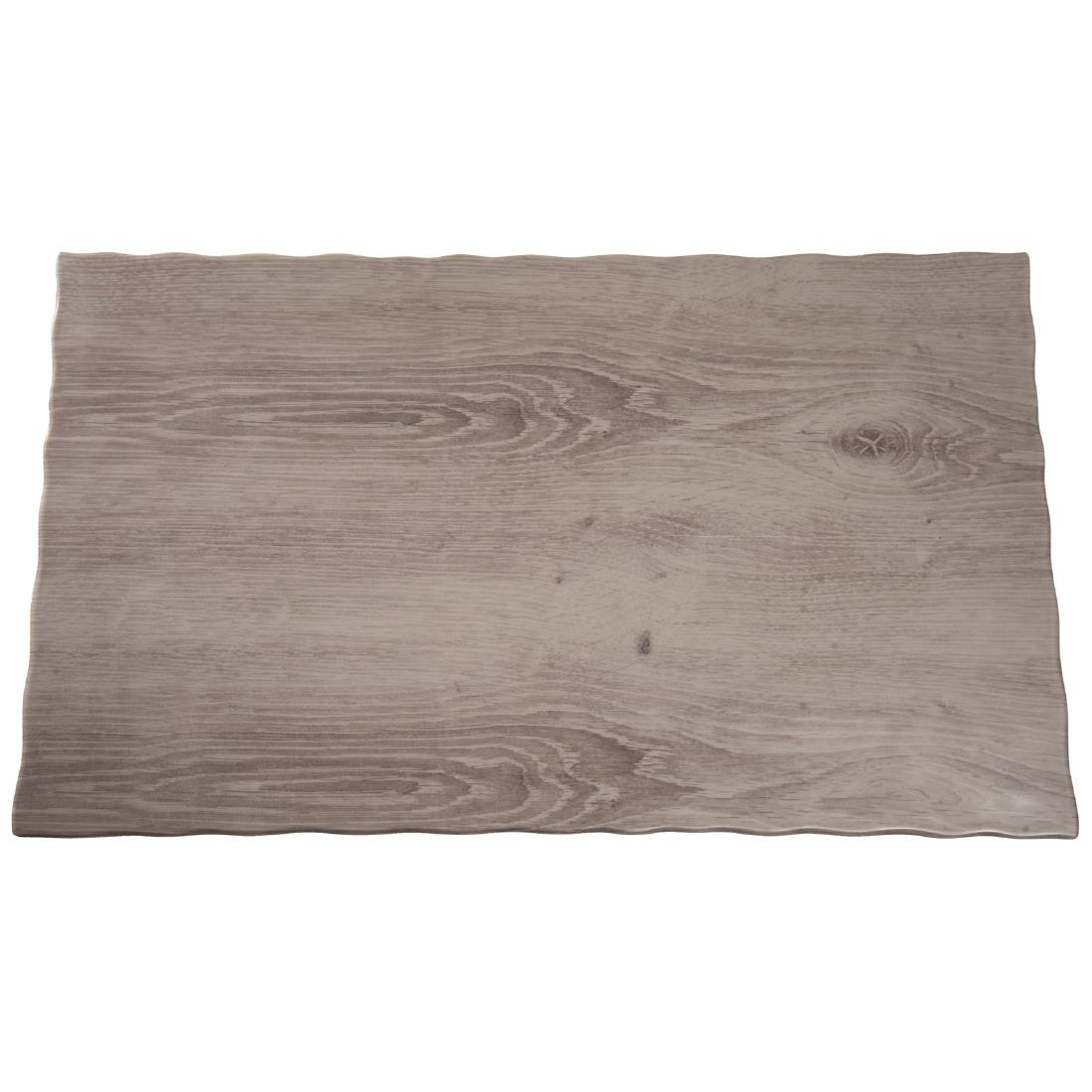 APS Wood Effect Melamine Tray GN 1/1