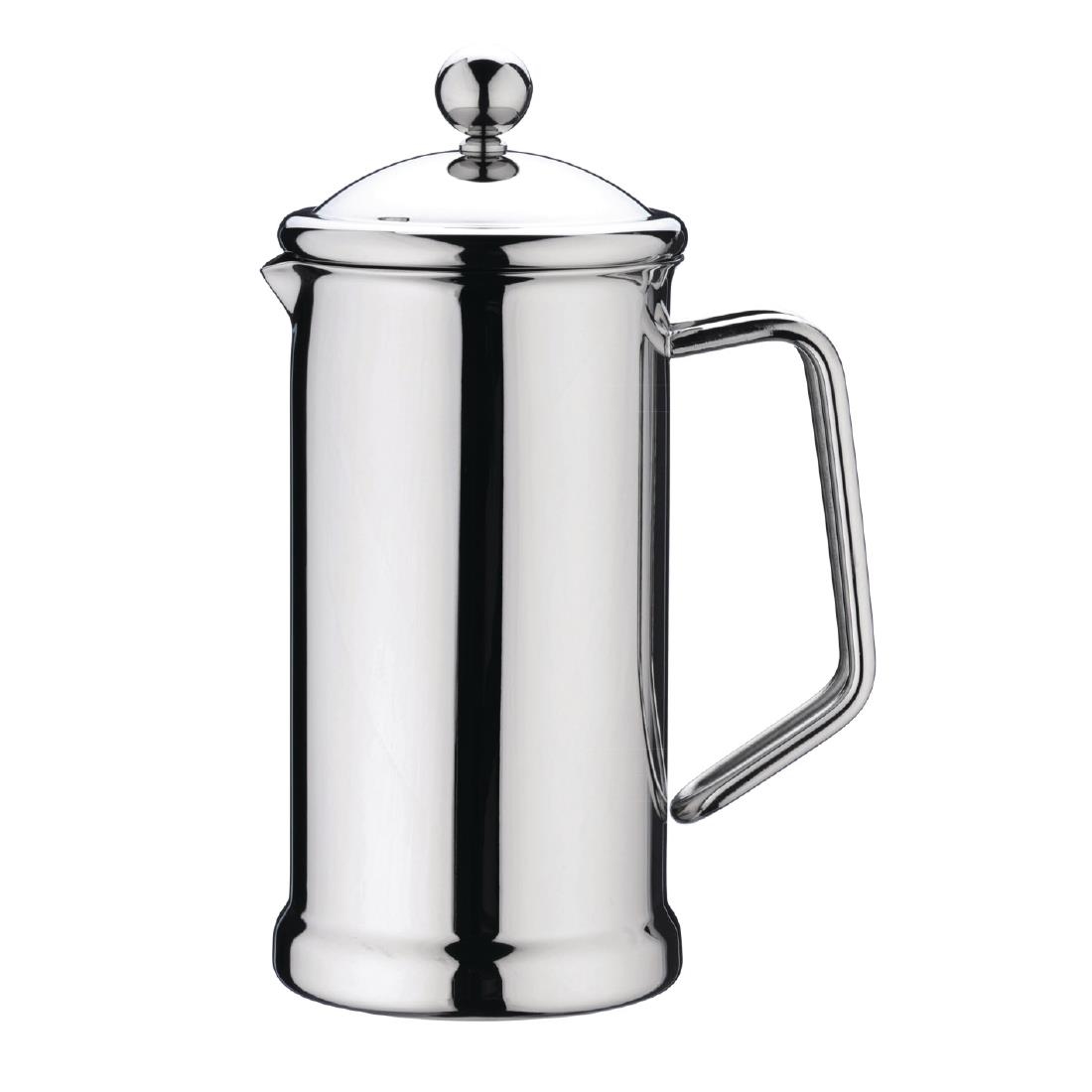 Olympia Polished Stainless Steel Cafetiere 6 Cup