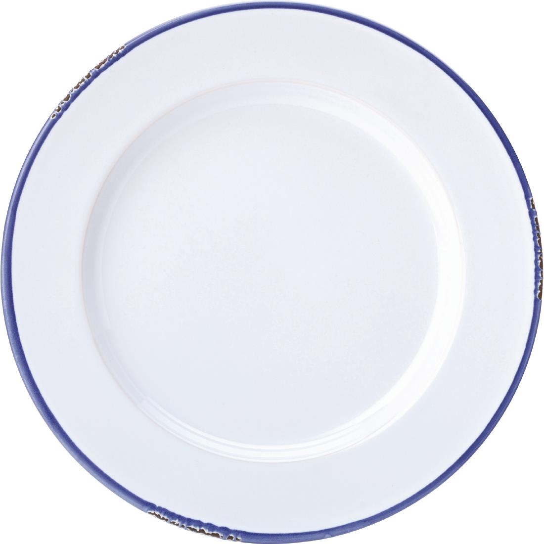 Utopia Avebury Blue Dinner Plate 260mm (Pack of 6)