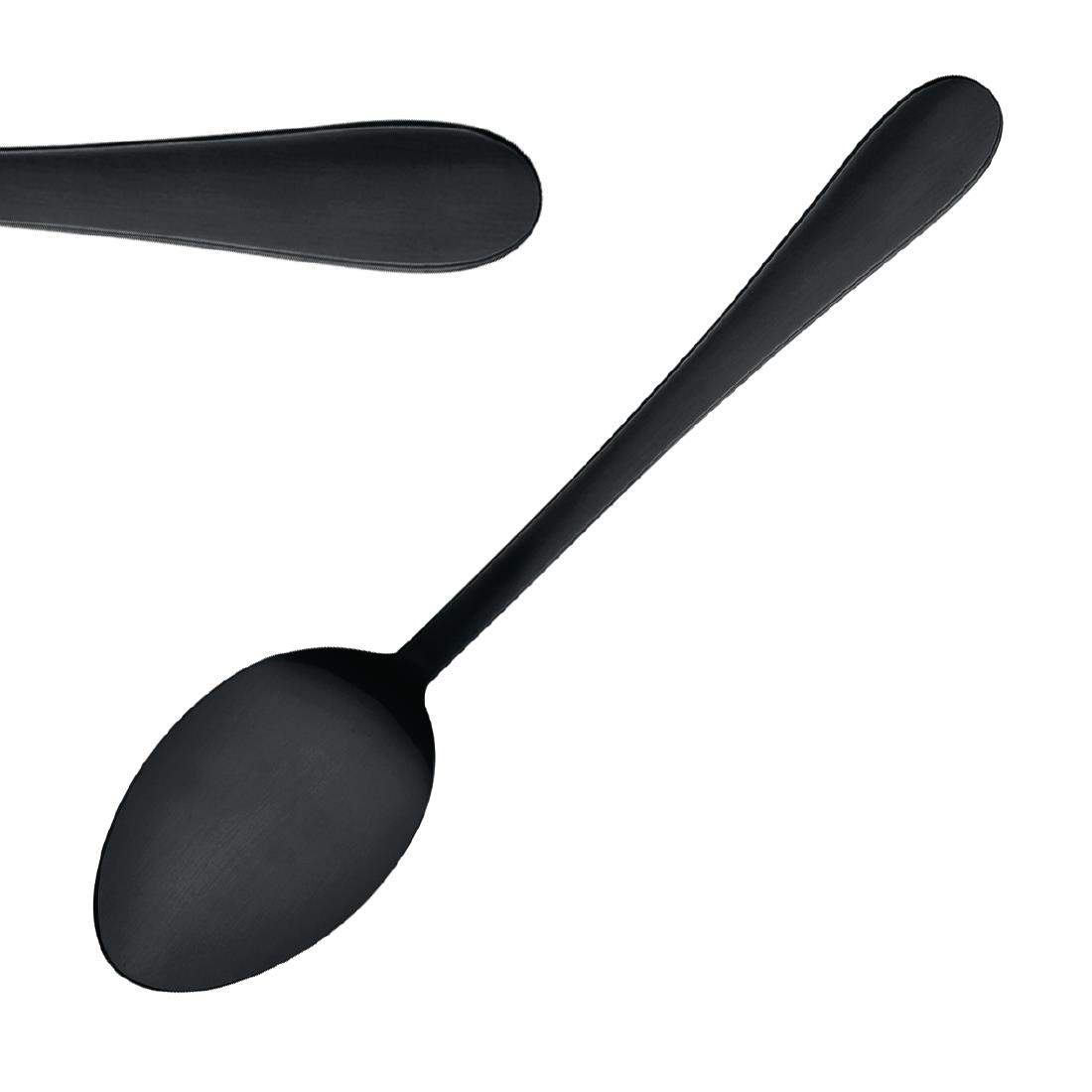 Olympia Etna Black Teaspoon (Pack of 12)