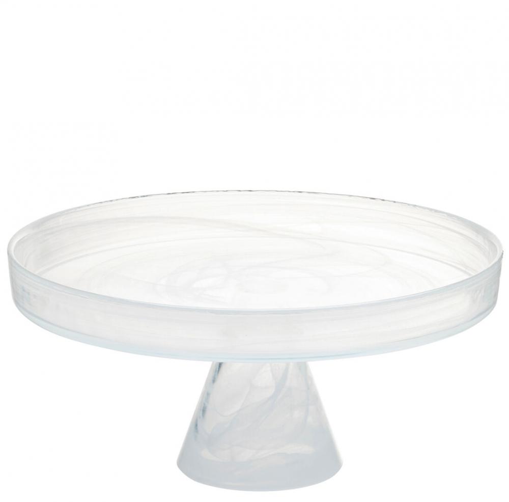 Asos White Footed Plate 11 (28cm) x 5.25 (13cm) - R20110-000000-B01001